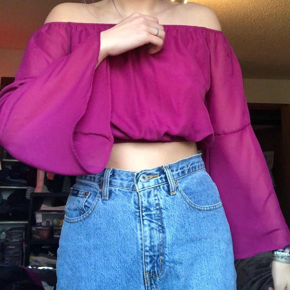off the shoulder top